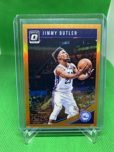 Jimmy Butler 2018-19 Panini Donruss Optic Orange Prizm Refractor #57/199
