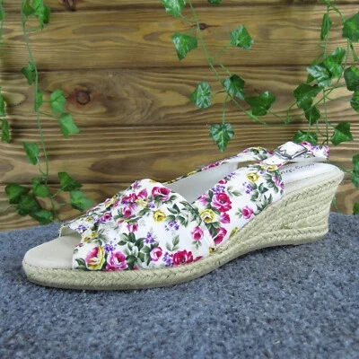 Tecido branco floral Easy Street feminino tamanho 10 médio levemente usado 2025 - Imagem 1 de 4