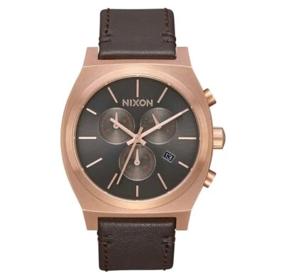 Nixon Time Teller Chrono 100M Acero Inoxidable Japón Movimiento 16D-S Foto 1 de 4