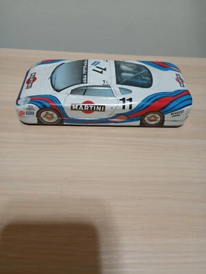 Rare Martini Racing Jaguar XJ220C Tin Pencil Case Bentleys Confectionary 1995 - Image 1 of 4