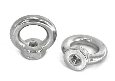 Ringmuttern Ösenmutter Ringöse Edelstahl rostfrei A2 V2A M3-M36 gegossen DIN 582 - Bild 1 von 4