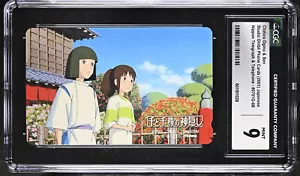 Tarjeta telefónica Studio Ghibli 2001 Spirited Away NTT clasificación CGC - Imagen 1 de 2