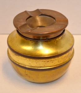 Vintage Metall Messing marokkanisches Design rauchfrei Mayfair Aschenbecher - Unikat! - Bild 1 von 5