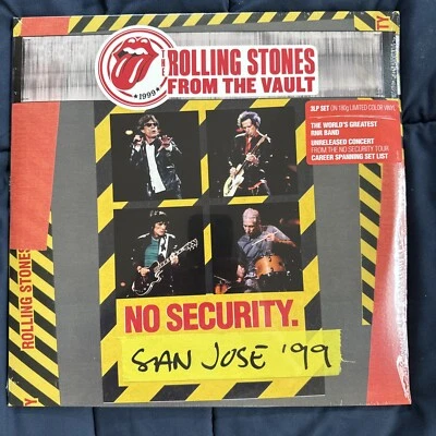 The Rolling Stones - No Security: San Jose '99, 3 LP, 180G, Color Vinyl, Sealed - Image 1 of 2