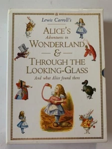 4LB SET LEWIS CARROLL'S ALICE'S ADVENTURES IN WONDERLAND/THROUGH THE LOOKING GLA - Picture 1 of 8