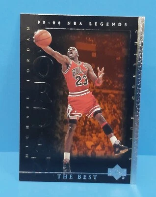 2000 Upper Deck NBA Legends Michael Jordan The Best #89 Chicago Bulls GOAT - Image 1 of 2