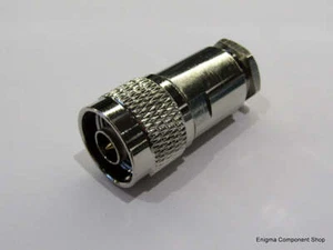 N-type Male Compression plug for RG58 / RG223. UK Seller - Fast Dispatch - Picture 1 of 3