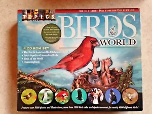 New Birds of the World 4 CD ROM Set - Multimedia Collection 2000 Reference Calls - Picture 1 of 1
