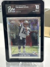 2009 Topps Chrome #TC70 Tom Brady  Xfractor Refractor  Rare Edition Gem 10