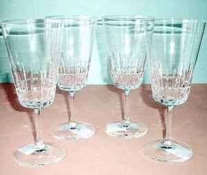 Wedgwood Martha Stewart CIRCLET 4 PC Crystal Iced Beverage Glass Set Germany New - Picture 1 of 3