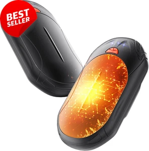 Rechargeable Hand Warmers 2-Pack 6000Mah 3 Heat Settings Portable - Picture 1 of 12