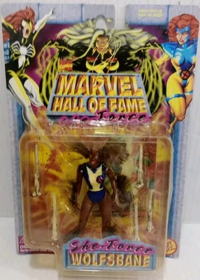 Marvel Hall Fame She Force WOLFSBANE 5" Action Figure, 1997 Toy Biz, Brand New  - Image 1 of 4
