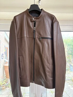 COACH Brown Leather Jacket. Men’s XL. Genuine Coach Jacket. New Without Tags! - Image 1 of 4