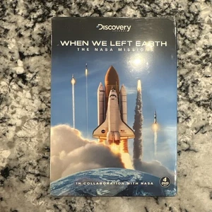 When We Left Earth The NASA Missions DVD 2008 4-Disc Box Set Discovery Channel - Bild 1 von 3