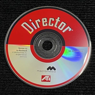 1994 Macromedia Director Version 4.0 for Macintosh ATI vtg multimedia software - Image 1 of 2