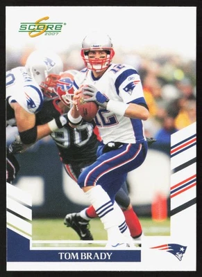 Tom Brady 2007 Score #155 - New England Patriots - Image 1 of 2