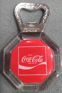 Vintage Rare Coca Cola Soda Pop Advertising Magnetic Fridge Beer Bottel Opener - Picture 1 of 6