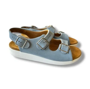 Sandalias para mujer SAS relajadas con correa de tacón azul Sky Harbor talla 11,5 M usadas en excelente estado hechas en EE. UU. - Imagen 1 de 13