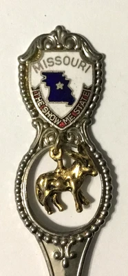 Missouri - Cuchara de recuerdo vintage coleccionable Foto 1 de 3