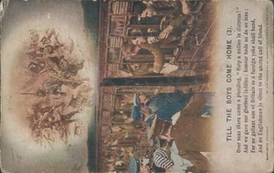Till the boys come home no3 WW1 postcard bamforth song card - Picture 1 of 2