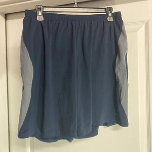 Nike Mens X-Large Blue Dri Fit 7” Lined Shorts Poly/Spandex W/Key Pocket - Picture 1 of 12