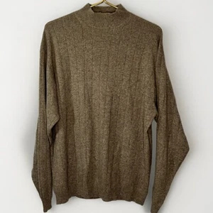 Johnnie Walker 100% Kaschmir Herren Mock Rollkragen Pullover Beige Gr. Medium - Bild 1 von 8