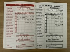 Cardiff Devils v Sheffield Steelers -1997/98 Sekonda Superleague -Sun 16/11/1997