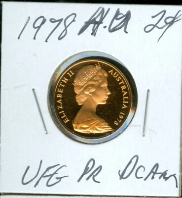 1985 NEW ZEALAND 2 CENTS ULTRA FINEST PROOF DCAM    $3.99 SHIPPING N.Z. - Image 1 of 4