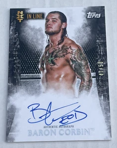2015 Topps Undisputed NXT In Line Baron Corbin Rookie On Card Auto RC /50 NA-BCO - Picture 1 of 8