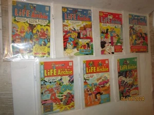 Life With Archie Comic Book Lot Of 7 (1972-1975) Good/Very Good Condition - Picture 1 of 6