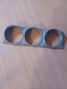 Single din 3 gauge pod 52mm radio slot with 42mm adapter for the smaller gauges - Picture 1 of 2