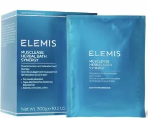 Elemis Musclease Herbal Bath Synergy 10 Sachets 300 g/10.6 oz Exprtn 2027 Box - Picture 1 of 3