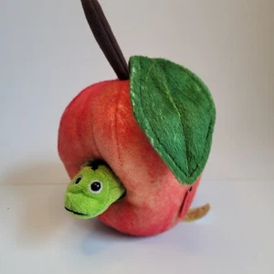 Folkmanis Red Apple Worm Finger Puppet Small Great Condition See Description! - Picture 1 of 13