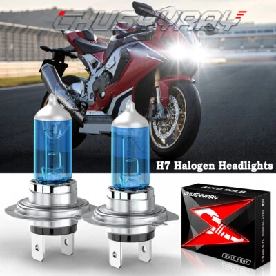 Bombilla de faro de haz alto/bajo blanco para motocicleta Kawasaki Ninja 250r 2008-2012 H7 Foto 1 de 4