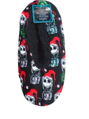 Pesadilla antes de Navidad Mujer Zapatilla Calcetines Zapato Talla 7 - 9.5 Foto 1 de 3