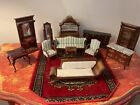 Vintage Dollhouse 12 pc. Lot of Furniture R. O. C.  Messer ect. Circa 1980s used