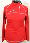 NEW Georgia Bulldogs Red Columbia Omni-Wick Classic LS Pullover shirt Women&#39;s L