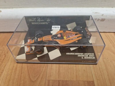 MINICHAMPS 1/43 ORANGE ARROWS ASIATECH ENRIQUE BERNOLDI SHOWCAR 2001 F1 CAR - Image 1 of 3