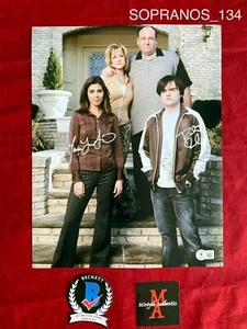 JAMIE-LYNN SIGLER & ROBERT ILER DUAL SIGNED 11x14 PHOTO! THE SOPRANOS! BECKETT! - Picture 1 of 5