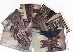 Chester, town views artist HADFIELD CUBLEY set of mint cards Tuck OILETTE, 1459 - Picture 1 of 13