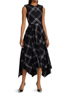 ALEXANDER MCQUEEN, MAXI CACHEMIR/LANA, DRESS IT 38 Foto 1 de 4