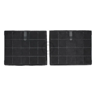 EUROPART Kohlefilter Set wie Airforce AFFCAF16 237x190mm für Dunstabzugshaube 2Stk