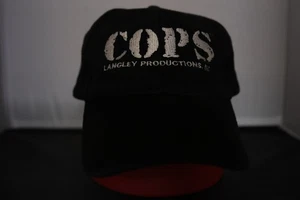 Cops Show Black Adjustable Baseball Cap - Picture 1 of 3