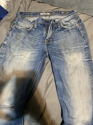 BKE Fulton Jeans Size 29R Blue Denim Bootcut Low Rise Cowboy  29x30 Fit - Image 1 of 4