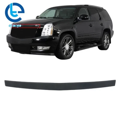 Fit For Cadillac Escalade 2007-2014 Gloss Black Upper Hood Molding Trim 15907251 - Image 1 of 4