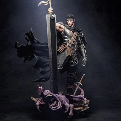 Guts - Berserk action figure in resina dipinta a mano consegna 30 - 90 g - Immagine 1 di 4