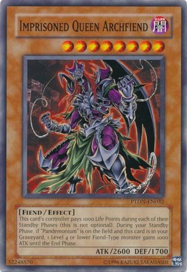 Imprisoned Queen Archfiend - PTDN-EN032 - Common - Unlimited Edition - Moderatel - Image 1 of 1