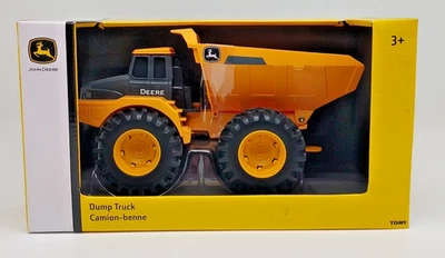 John Deere 11" Yellow Construction Dump Truck Vehicle Wheel Loader Tractor NIB - Image 1 of 4