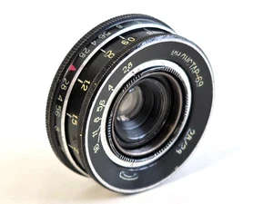 Industar-69 28mm F/2.8 USSR Wide Angle Pancake Lens for Chaika M39. - Picture 1 of 14