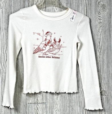 SO Pullover Gráfico Tejido Gofre Papá Noel Otros Reno Paloma Top Niñas Talla 8 Nuevo con Etiquetas Foto 1 de 4